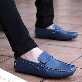 Outdoor / big size / Office & Career / Party & Evening / Casual Leather Loafers Black/Blue/Brown  