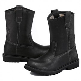 Shoes Outdoor / Athletic / Casual Leather Boots Black / Brown  