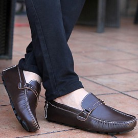 Outdoor / big size / Office & Career / Party & Evening / Casual Leather Loafers Black/Blue/Brown  