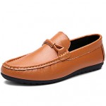 Office & Career / Casual Leather Loafers Black / Yellow / White / Burgundy  