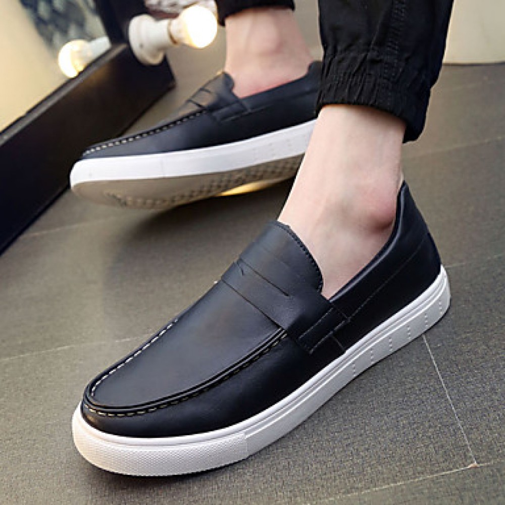 Casual  Loafers Black / Blue / White  