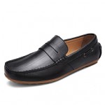 Casual Leather Loafers Black / Brown / Burgundy  