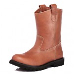 Shoes Outdoor / Athletic / Casual Leather Boots Black / Brown  