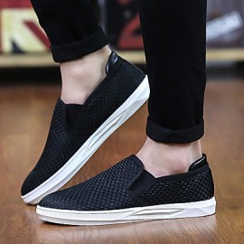 Casual/Outdoor/Travel/Drive Fashion Tulle Leather Slip-on Woven Shoes Multicolor 39-44  