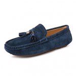   Men's Shoes Office & Career / Casual Suede Boat Shoes Black / Blue / Beige  