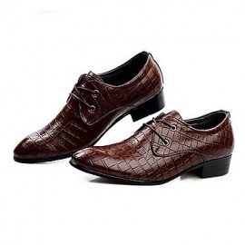 Men's Shoes Libo New Fashion Hot Sale Office & Career / Casual Leather Comfort Oxfords Black / Brown  