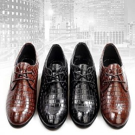 Men's Shoes Libo New Fashion Hot Sale Office & Career / Casual Leather Comfort Oxfords Black / Brown  