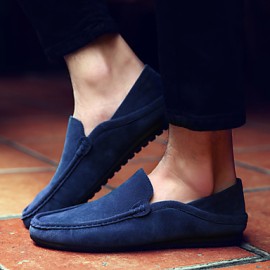 Office & Career / Casual Suede Loafers Black / Blue / Gray  