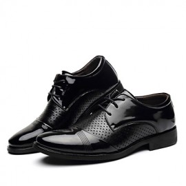 Men's Shoes Casual/Party & Evening/Office & Career Fashion Leisure and Business Leather Shoes Black/Brown  