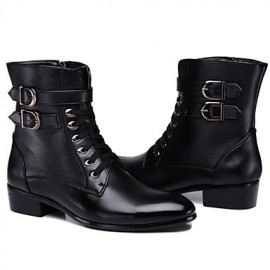 Shoes Office  Career / Party  Evening / Casual Synthetic Boots Black  