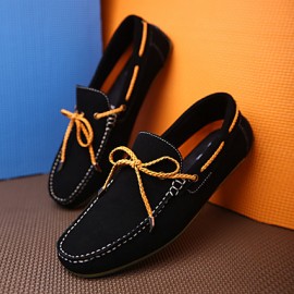 Men's Shoes Outdoor / Office & Career / Party & Evening / Casual  Boat Shoes Black / Blue / Navy / Orange  