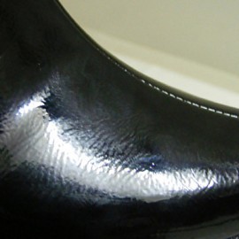 Shoes Outdoor / Office  Career / Party  Evening / Dress / Casual Patent Leather Boots Black  