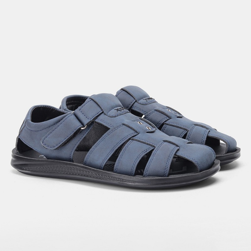 Men Casual Breathable Lightweight Pu Non-Slip Sandals