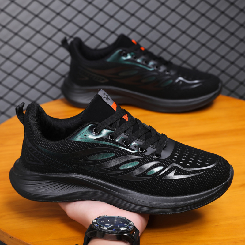 Men Leisure Sports Lace-Up Thick-Soled Sneakers