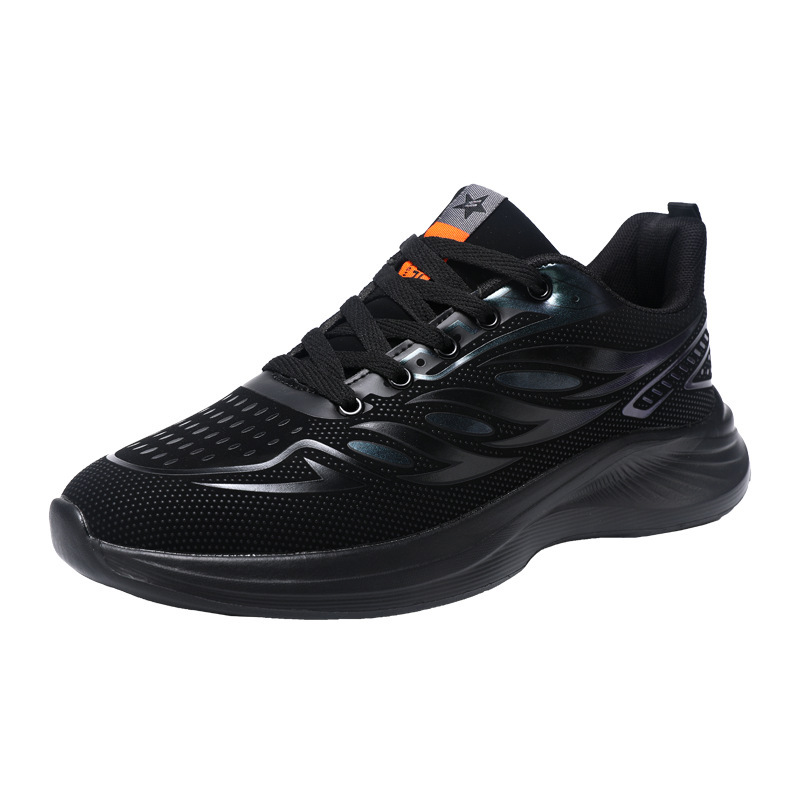 Men Leisure Sports Lace-Up Thick-Soled Sneakers