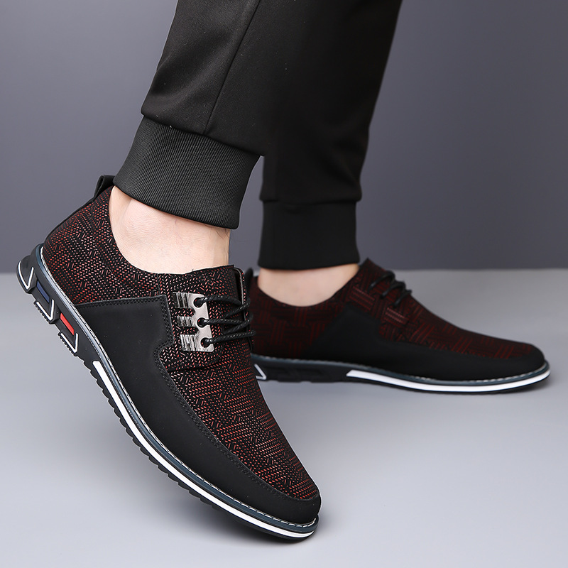 Plus Size Men Fashion Comfortable Leather Shoes