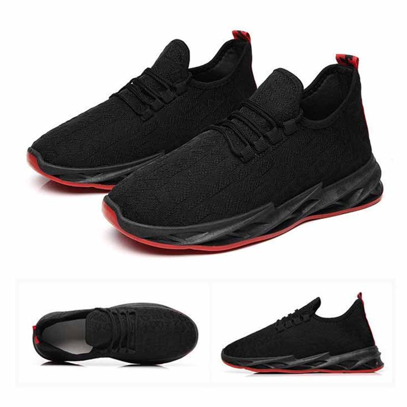 Men Fashion Casual Sports Mesh Lace-Up Thick-Soled Sneakers